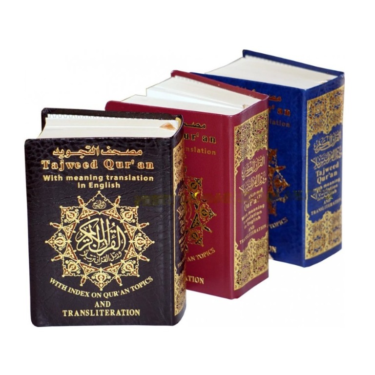Al Quran Pocket Size Tajweed Quran Translation Transliteration Hobbies Toys Books Magazines Fiction Non Fiction On Carousell