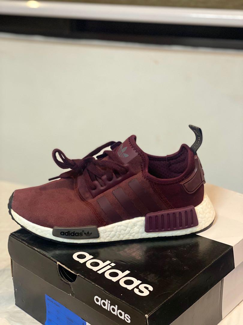 Adidas us hotsell nmd womens maroon