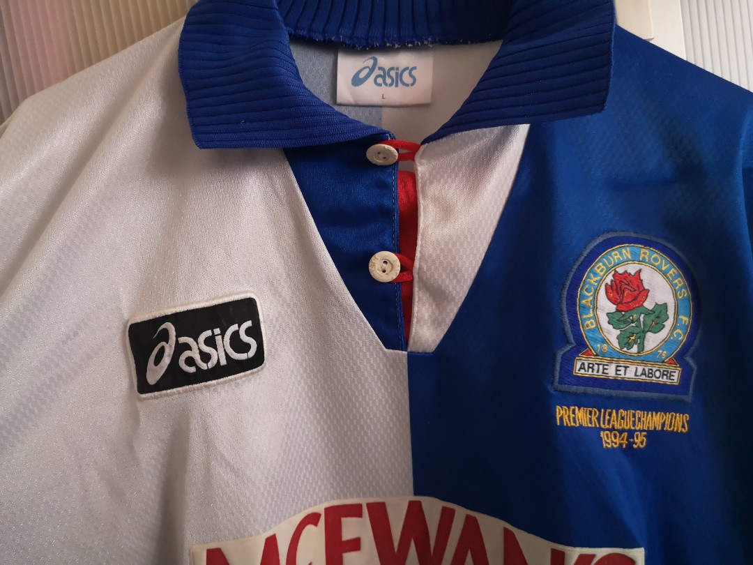 Blackburn Rovers F.C. シャツ 1995 VINTAGE MEN'S FC BLACKBURN
