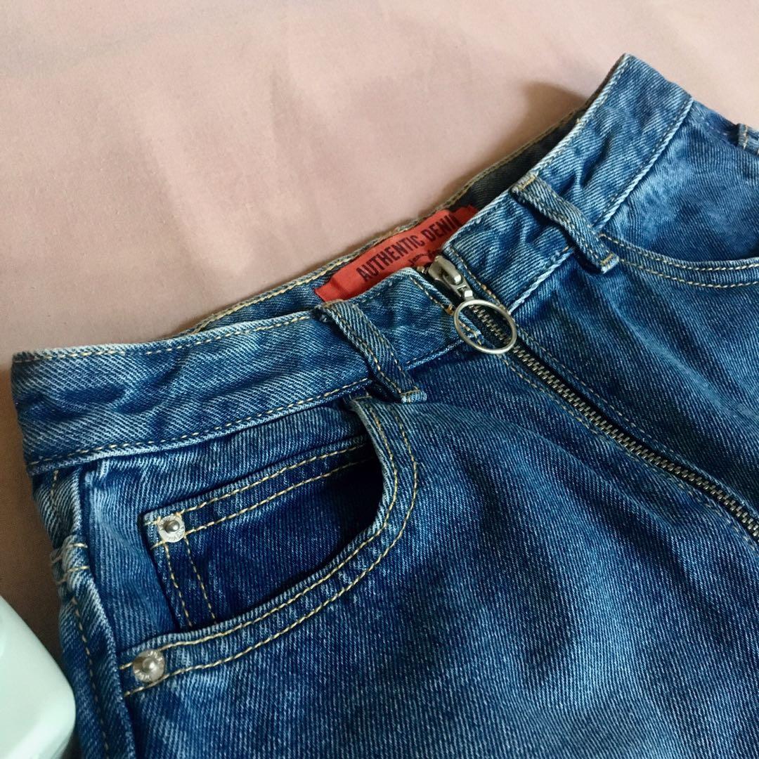 Authentic Jennyfer Denim Skirt 