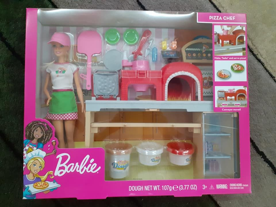 Barbie pizza hot sale chef set