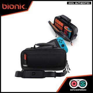 Bionik Commuter Travel Bag for Nintendo Switch Backpack Attachable
