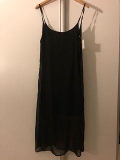Black dress (can match with a white tee inside)