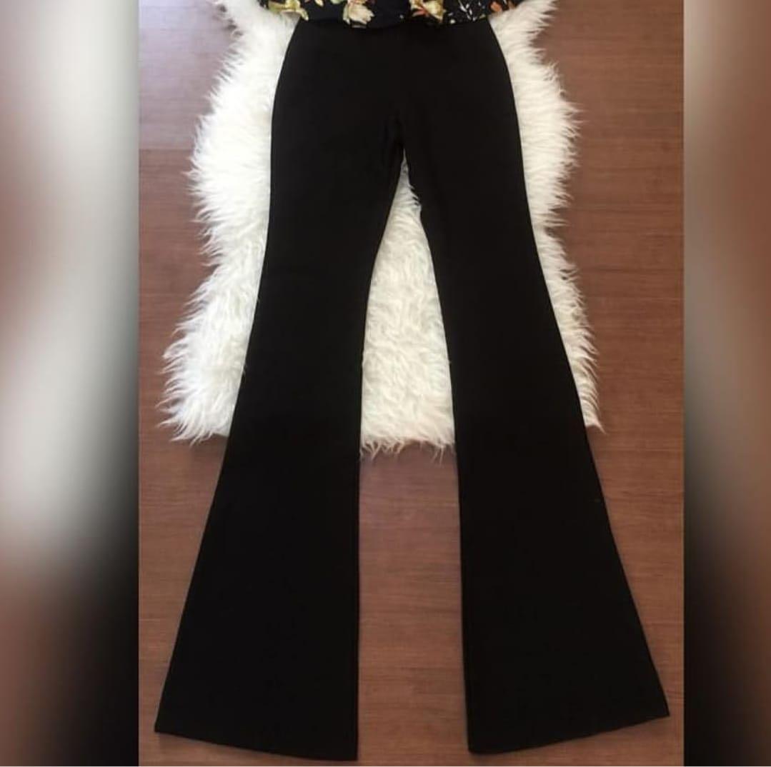 Black Flare Pants, Women's Fashion, Bottoms, Other Bottoms on