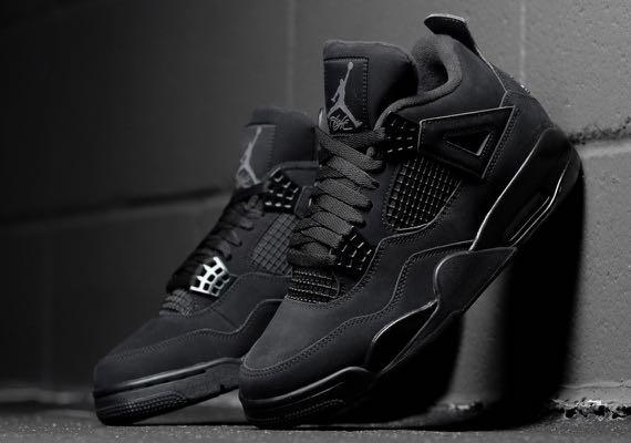 authentic jordan 4 black cat