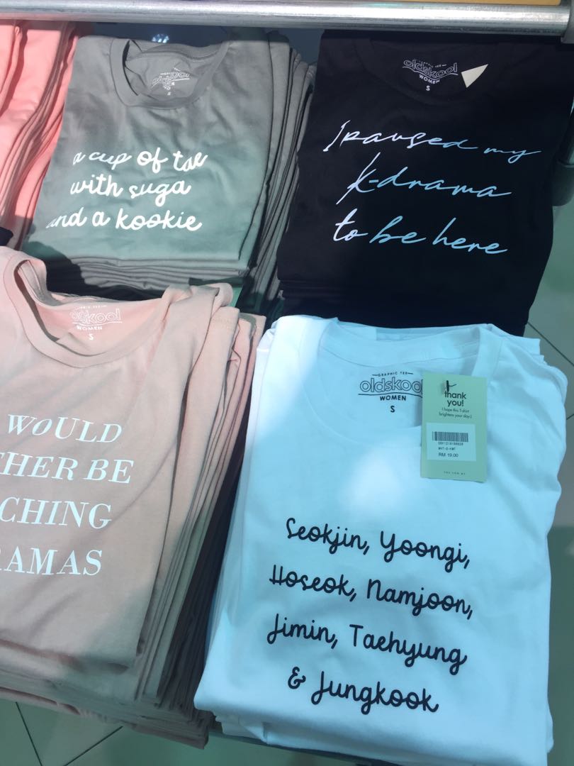 Bts shirt fos clearance