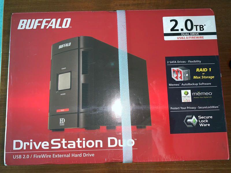 Buffalo external hard drive station duo, Computers & Tech, Parts
