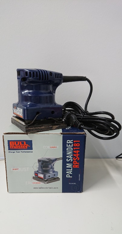 Bullmaster Palm Sander RPS44181, Everything Else on Carousell