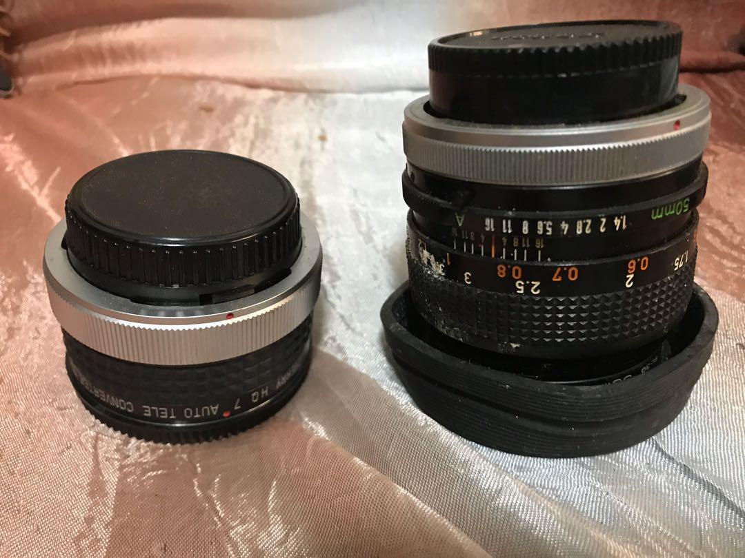 Canon lens (Category: Lens & Kits) located in Quezon City. Submitted by polraker (Listing ID 1015532192, Image 2). Description: Canon lens Canon 50mm - 5000 Teleconverter - 5000 Macro -5000 Pm me your offers Q.c Buyer should shoulder lalamove.