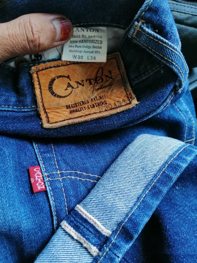 CANTON JEANS W30 L31, Men's Fashion, Bottoms, Jeans on Carousell