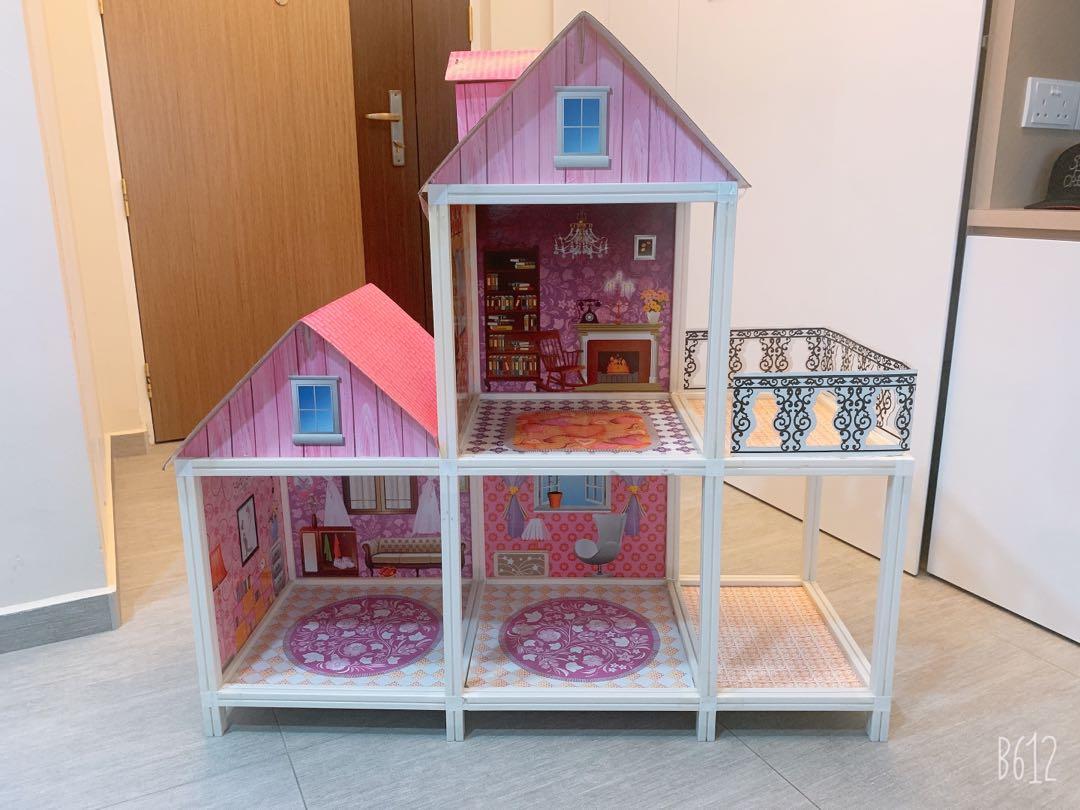 cardboard dollhouse