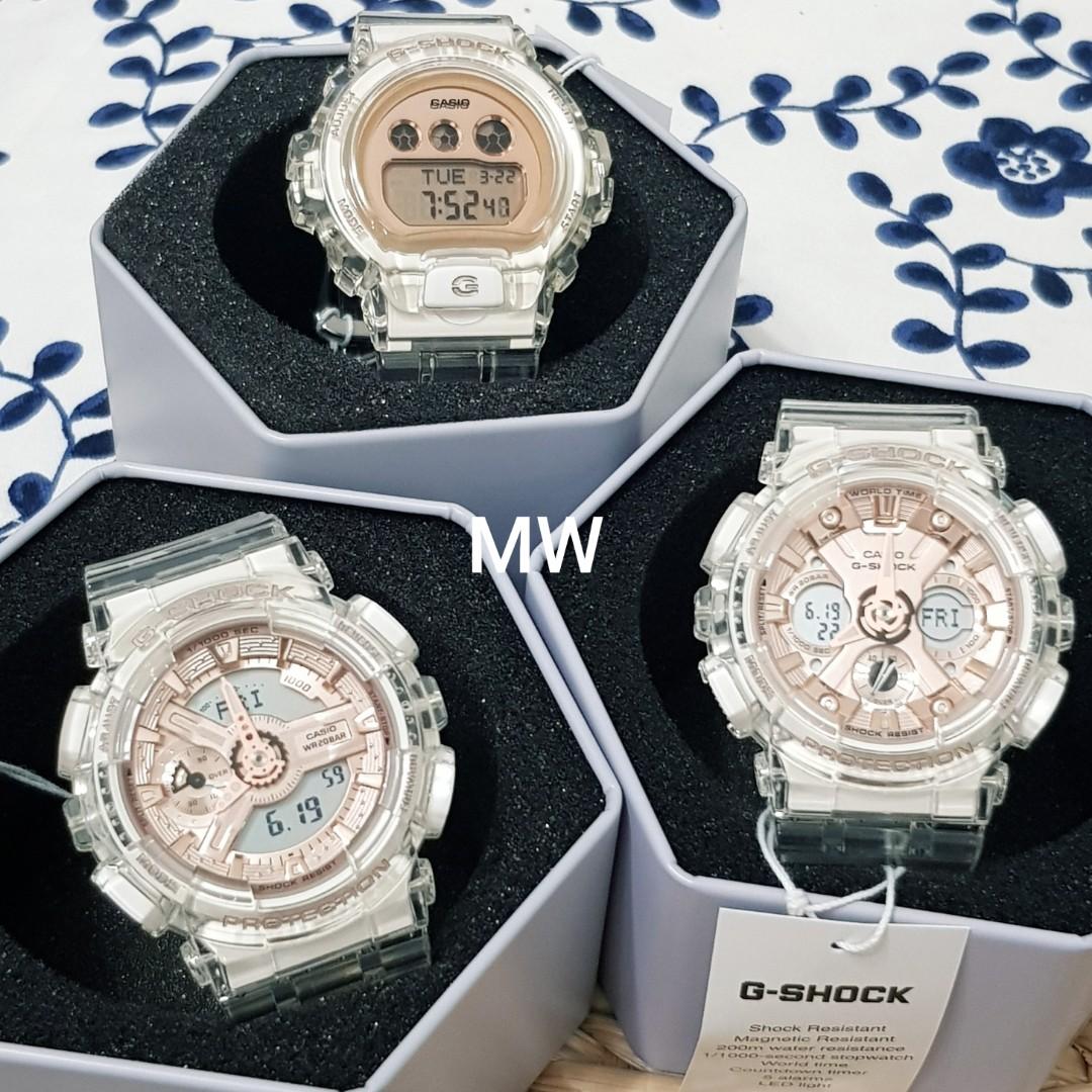 Casio discount transparent watch