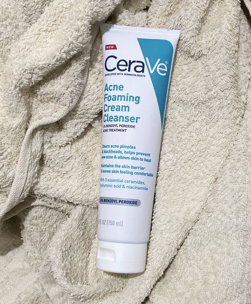 acne foaming cream cleanser cerave