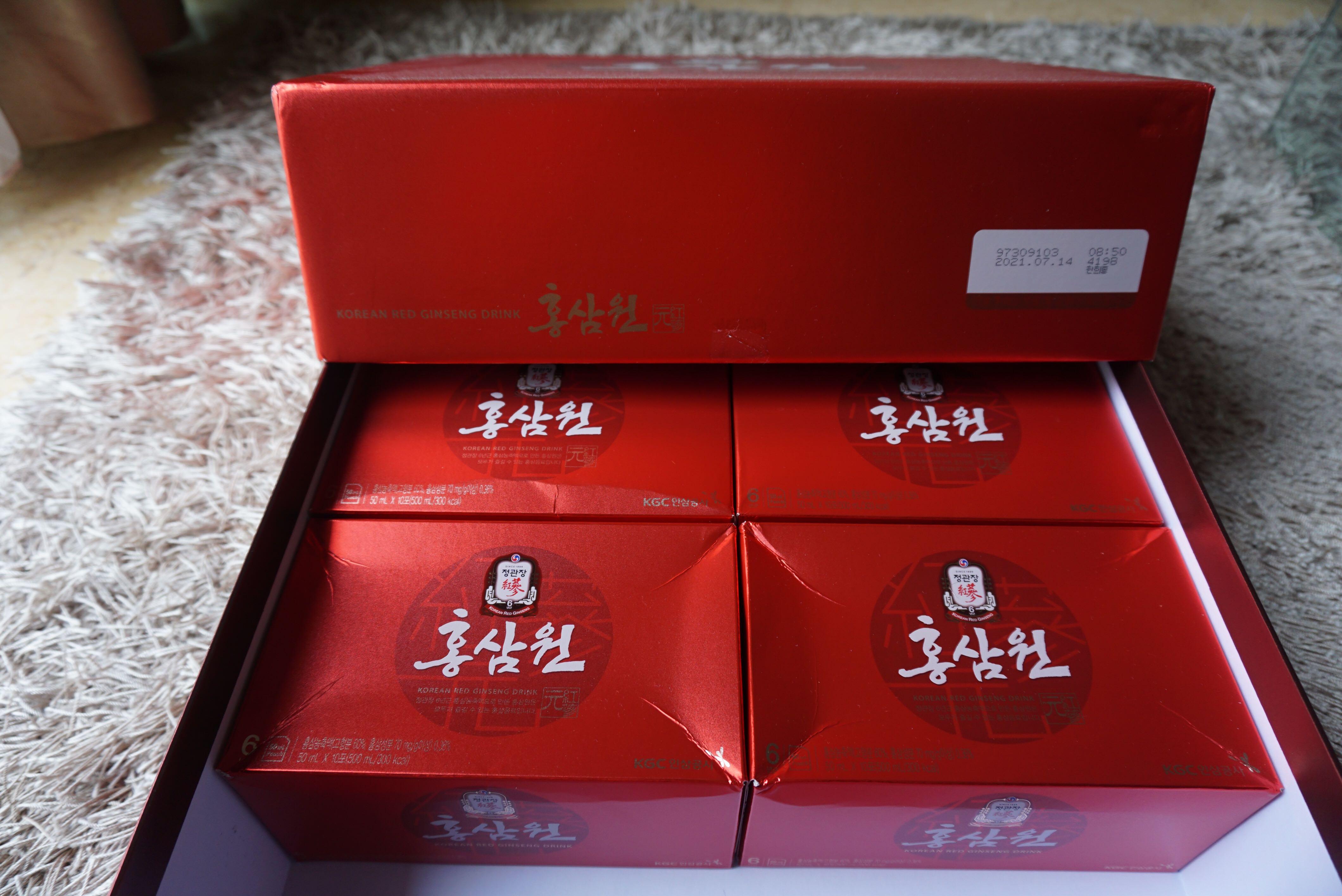 Cheong Kwan Jang Hong Sam Won Cheong Kwan Jang Korean Red Ginseng Hong Sam Won 50ml x10, Health