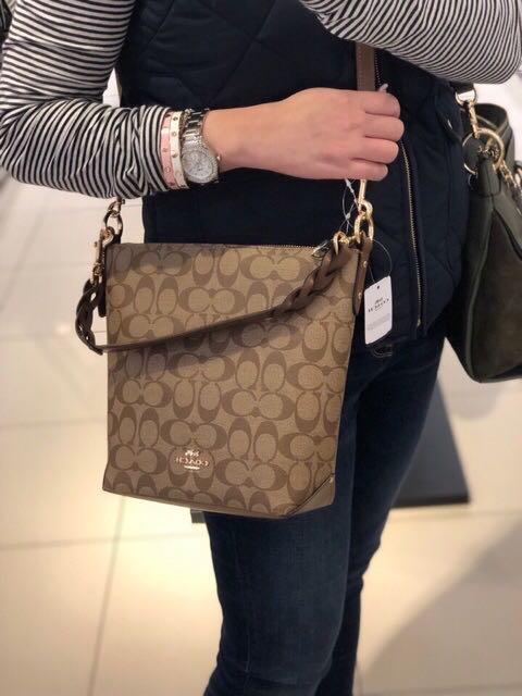 Coach small shop duffle bag