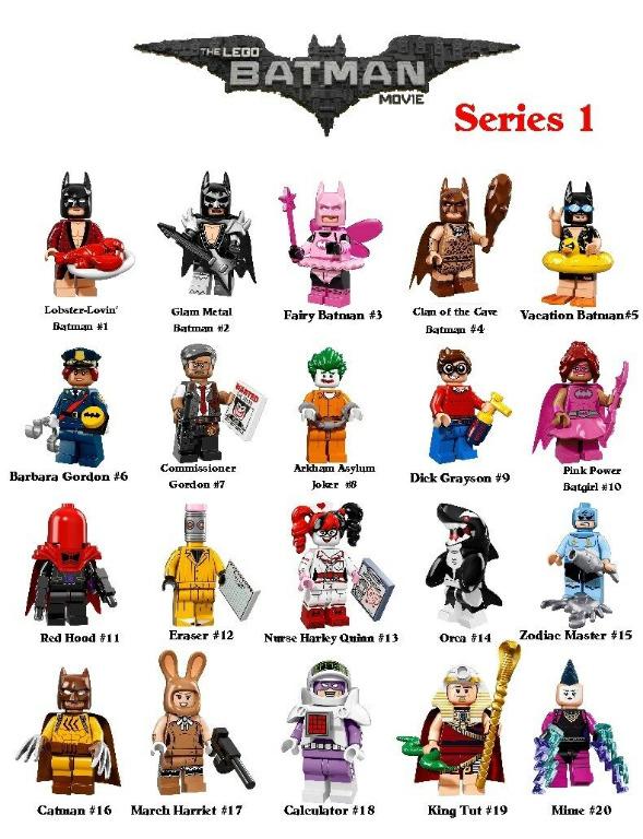 **Collections** Lego Minifigures Batman Series 1, Toys & Games, Bricks
