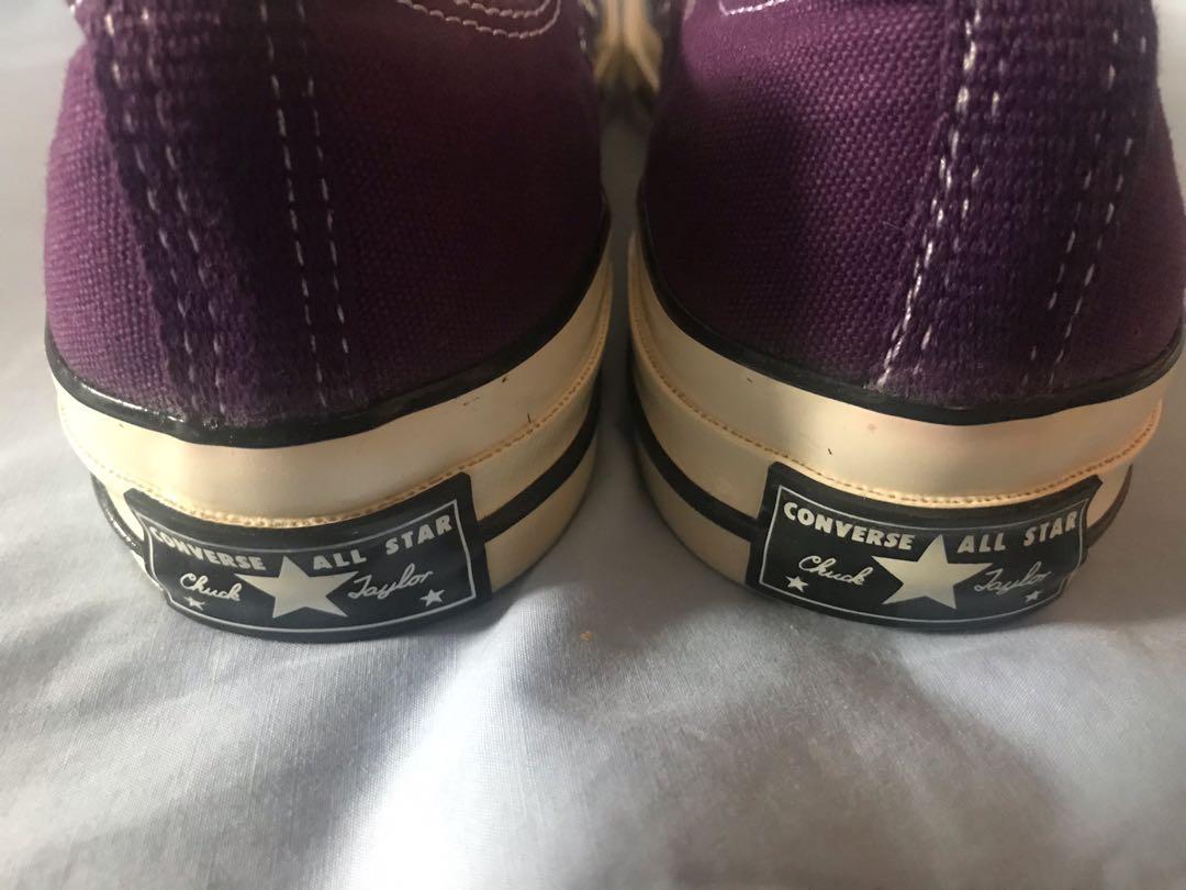 Dark purple sale chuck taylors