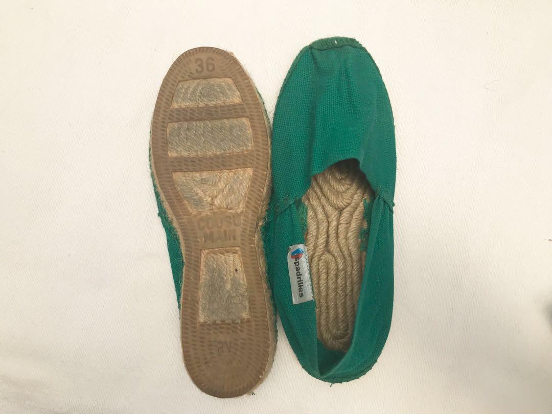 cousu main espadrilles