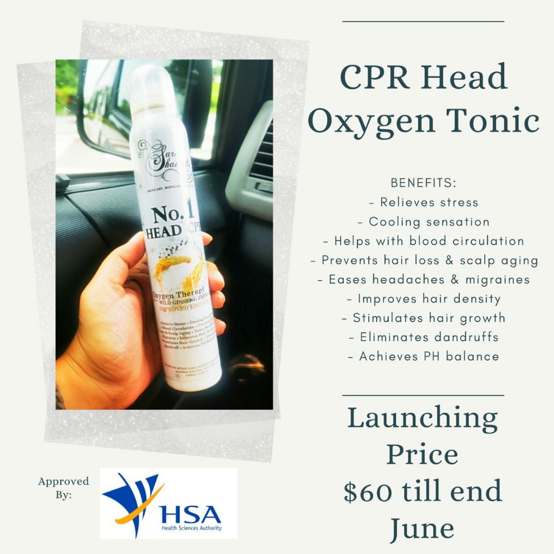 CPR Wild Ginseng Extracts Hair Tonic (made in USA) FDA & HSA APPROVED