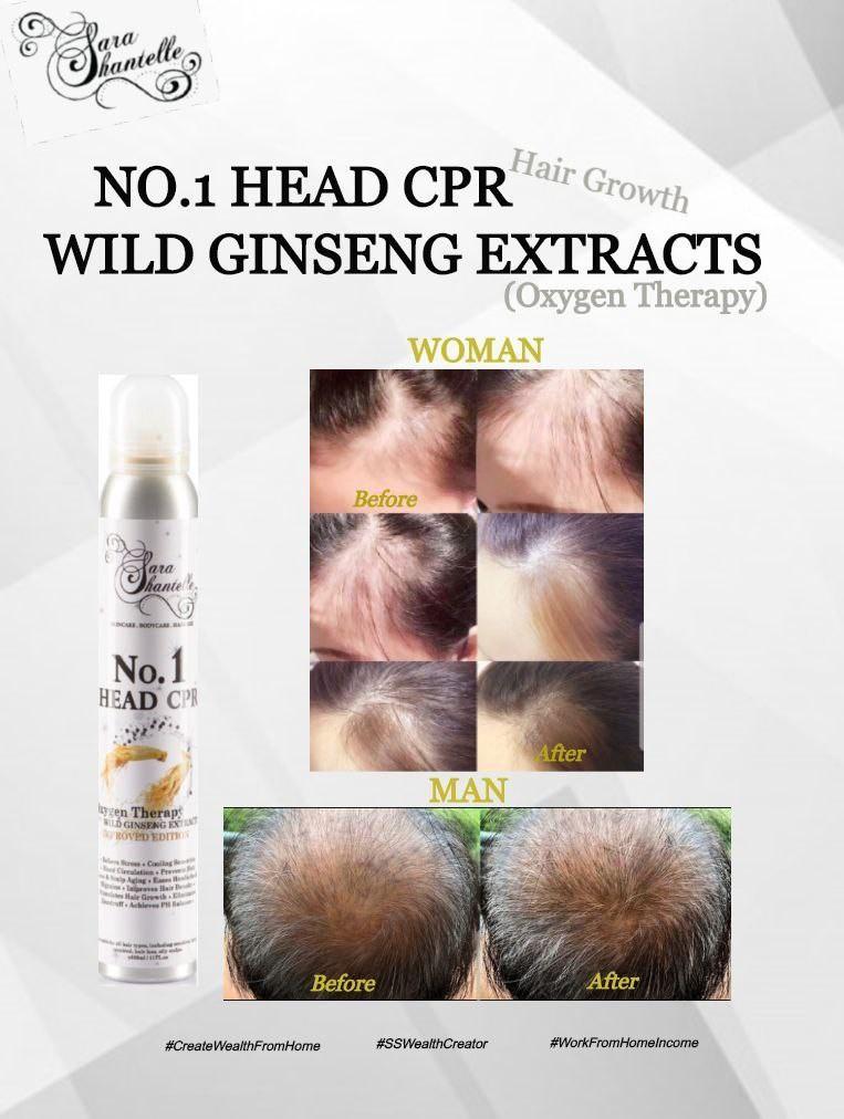 CPR Wild Ginseng Extracts Hair Tonic (made in USA) FDA & HSA APPROVED
