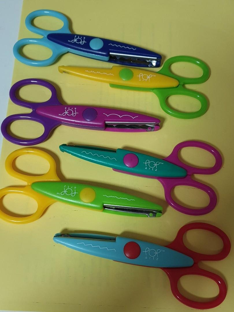 Craft Scissors (Category: Craft Supplies & Tools) located in Singapore. Submitted by carebear2026 (Listing ID 1015573318, Image 1). Description: 6 designs for $5. Able to cut paper and bought a few years ago from Popular. Still sharp and able to cut 2 pieces of normal printing paper at 1 go. Clearing up stocks..