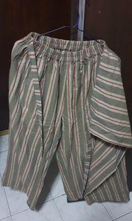 Cullote Stripes Pants
