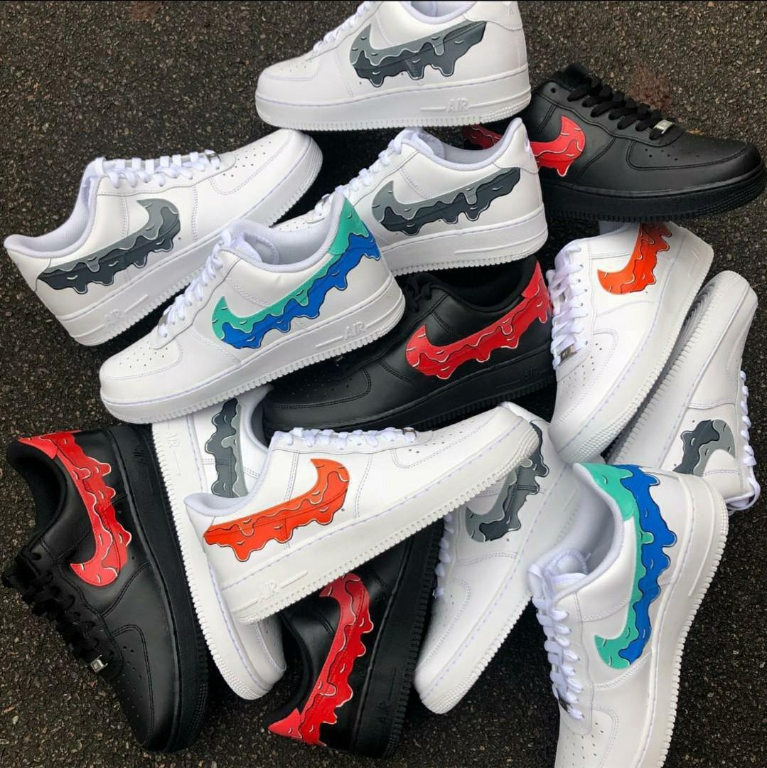 nike paint drip shoes