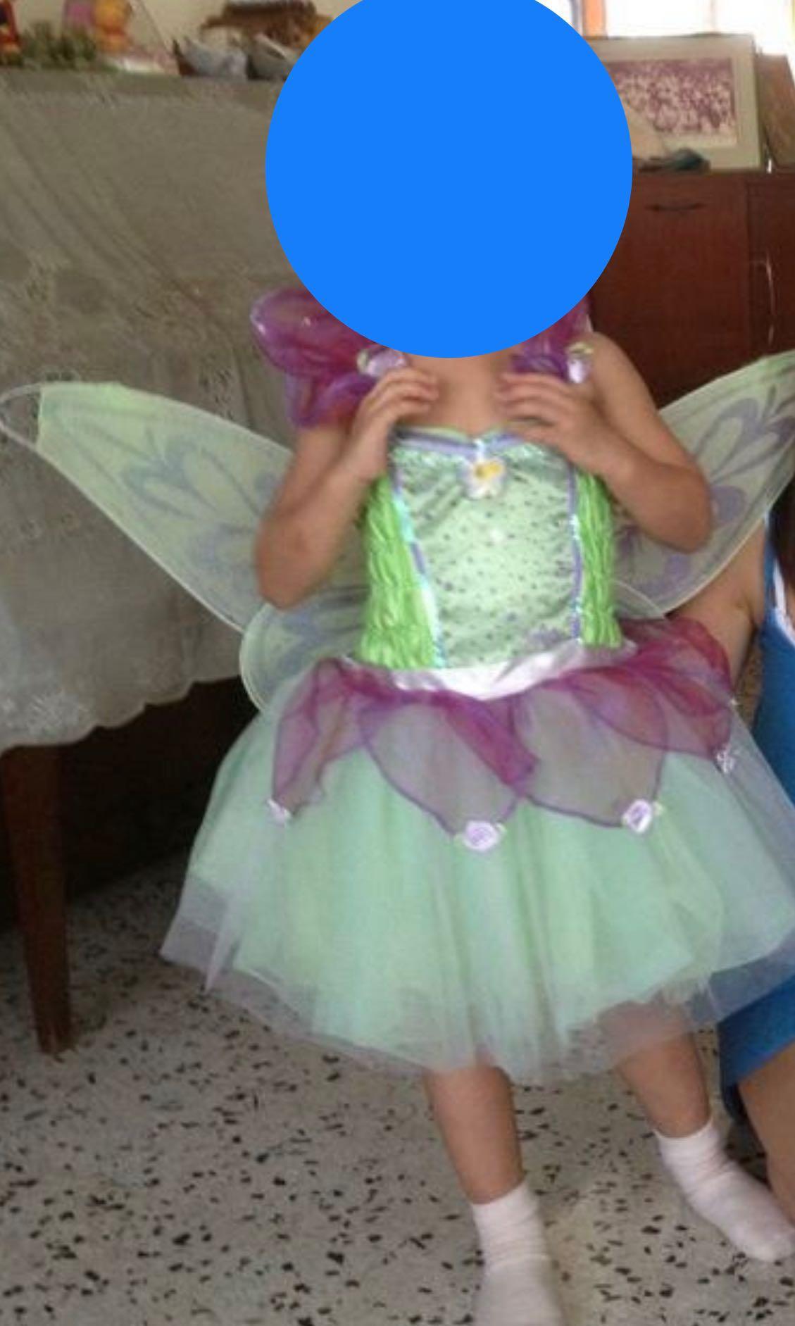 Cute girls fairy costume with wings 4-7yo , Babies & Kids, Babies & Kids  Fashion on Carousell