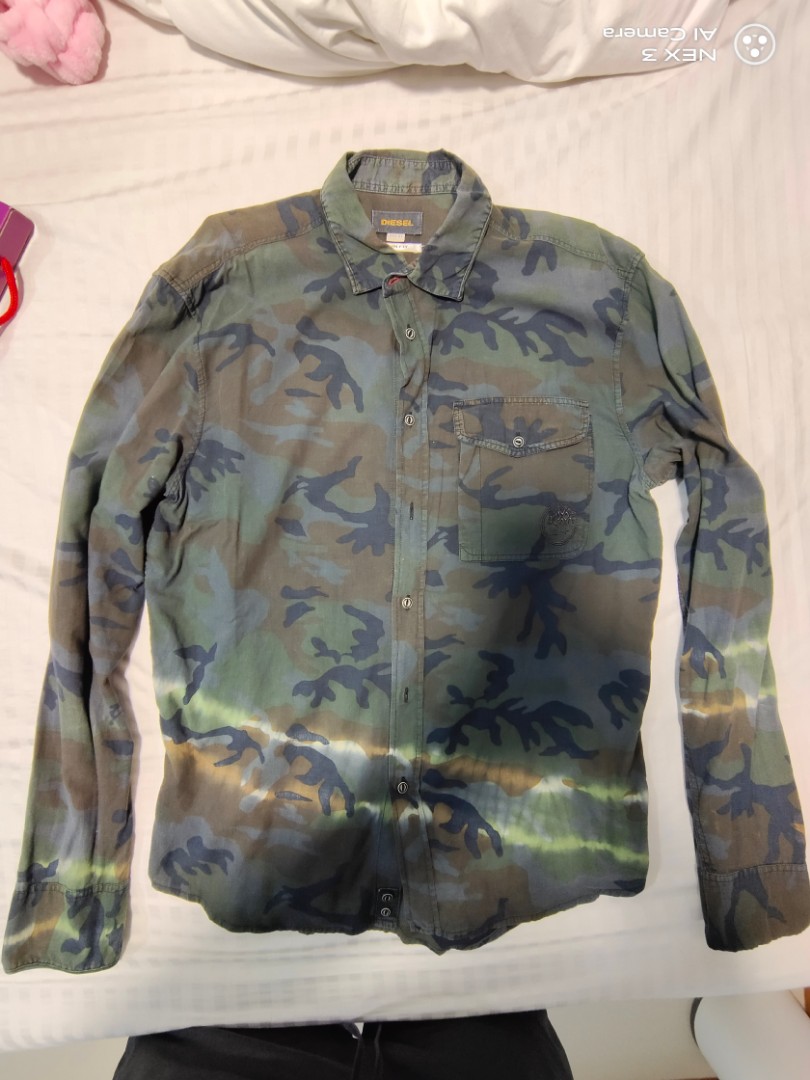 diesel camo shirt