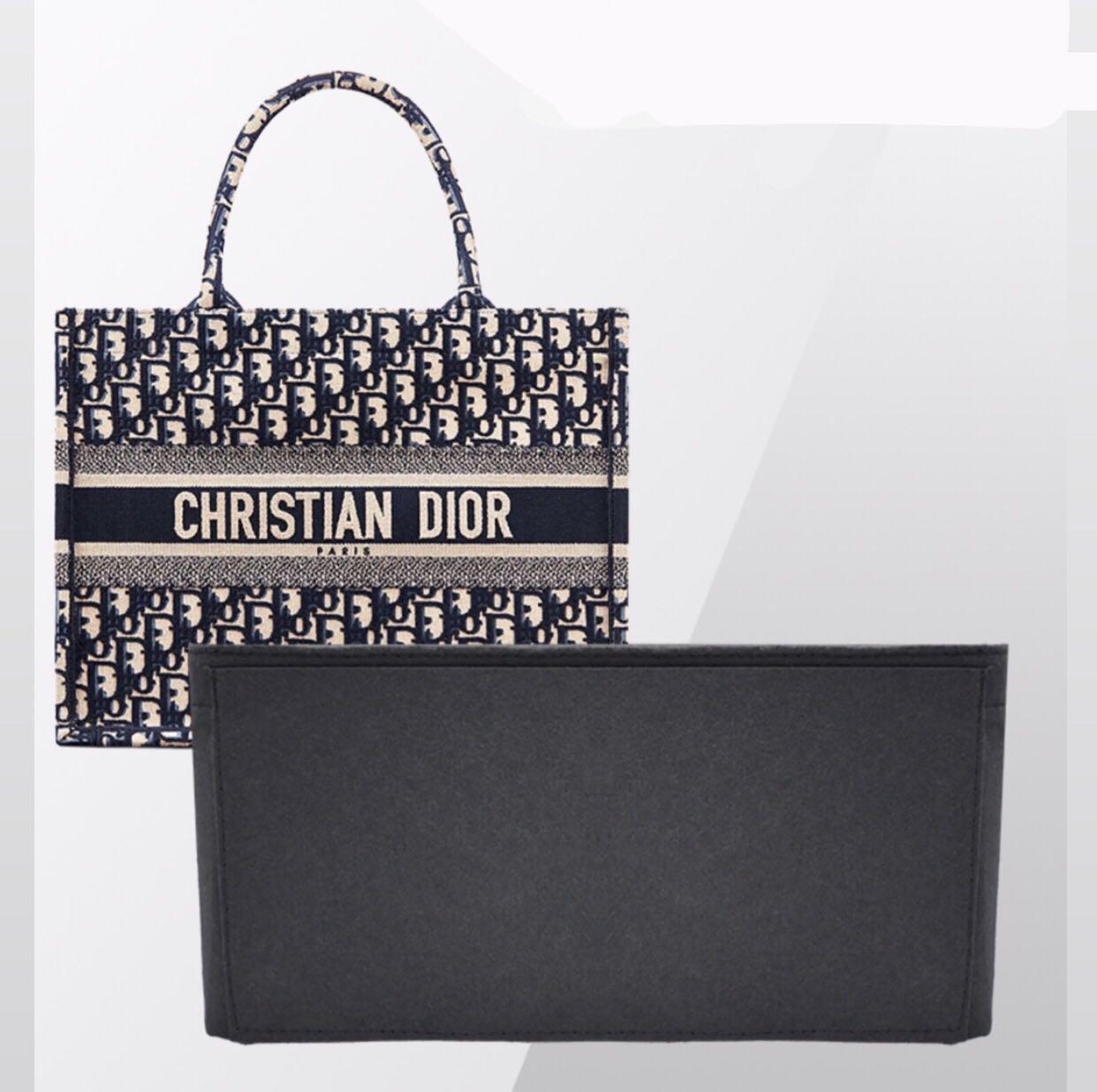Dior Book Tote Bag Insert with Zip - Small, Luxury, Bags & Wallets on  Carousell