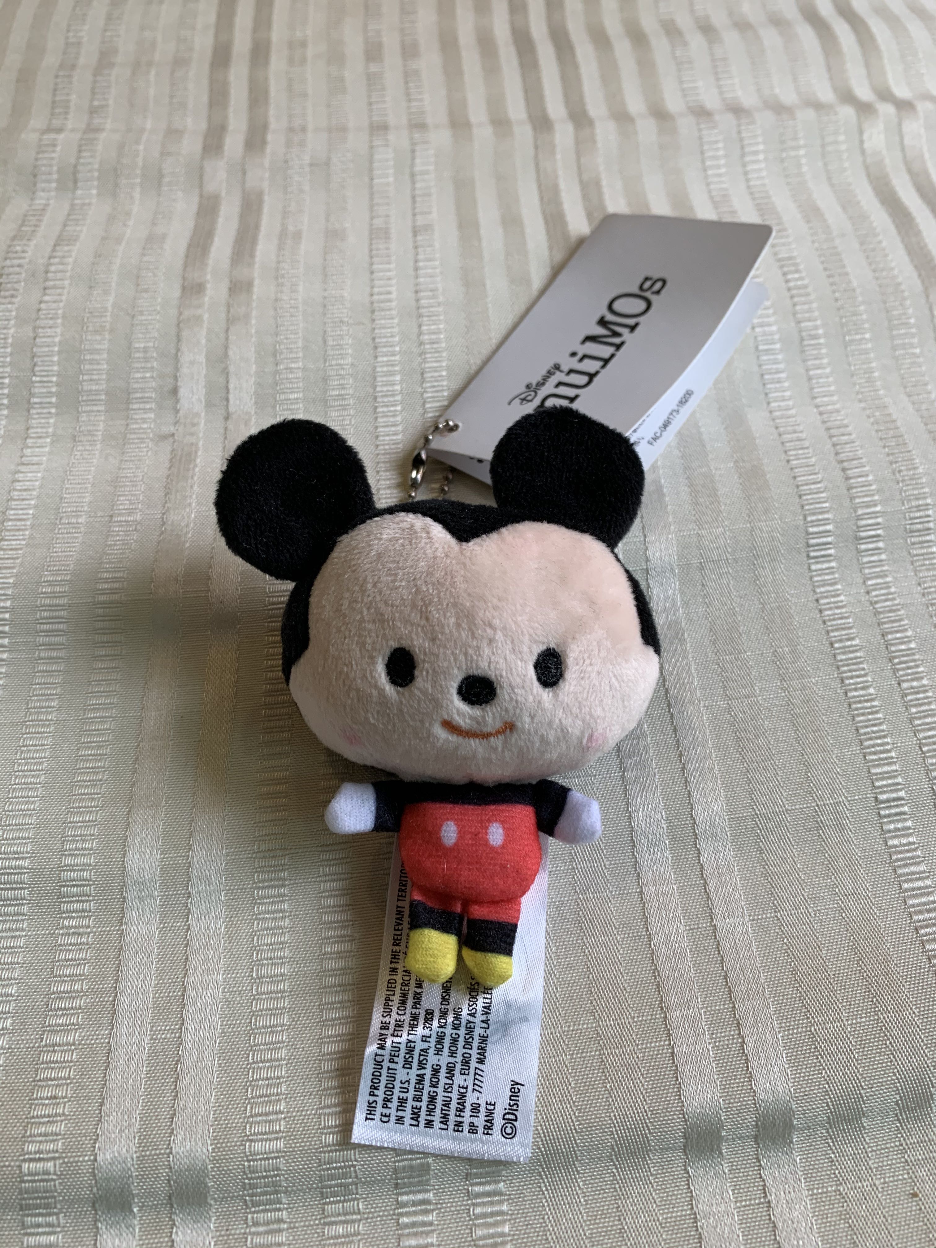 Disney Plush doll nuiMOs Mickey Mouse Japan import NEW 
