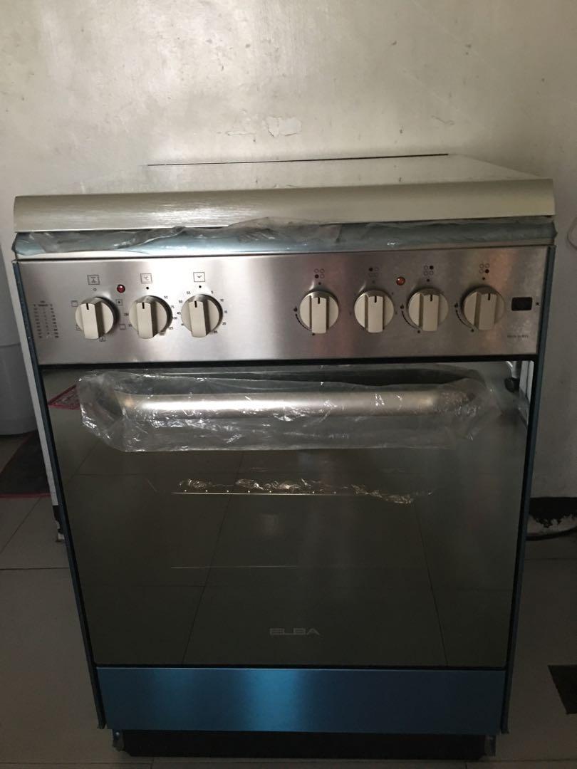 Elba Gas Range With Oven Home Furniture Home Appliances Other Kitchen Appliances On Carousell