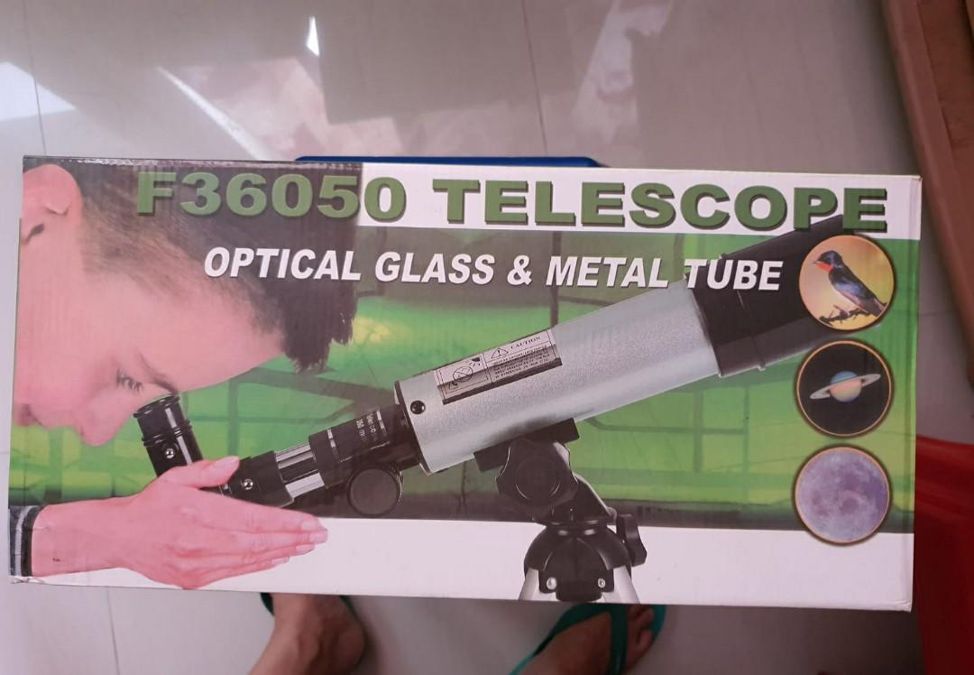 F36050 Telescope Optical glass & metal tube, Everything Else on Carousell