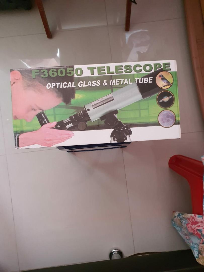 F36050 Telescope Optical glass & metal tube, Everything Else on Carousell