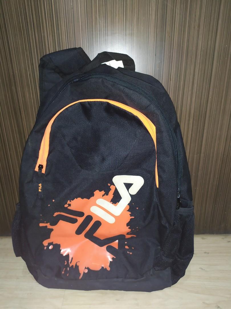 fila backpack mens orange