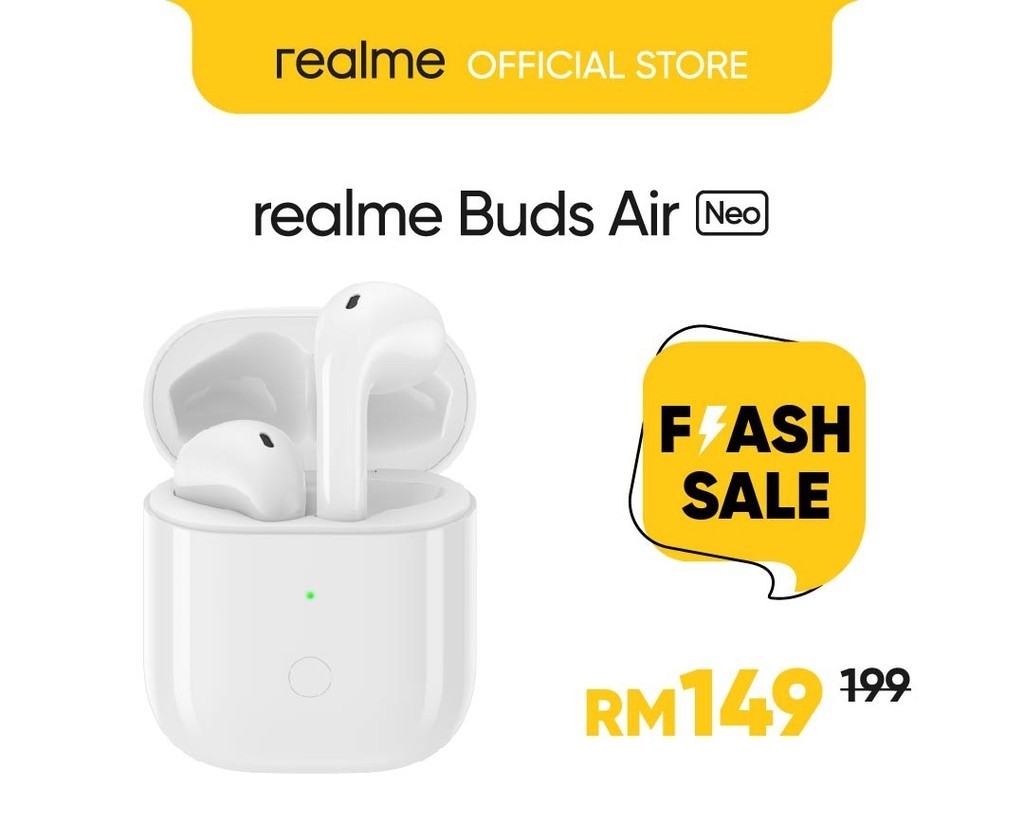 Flash Sale Realme Buds Air Neo with 1 years warranty