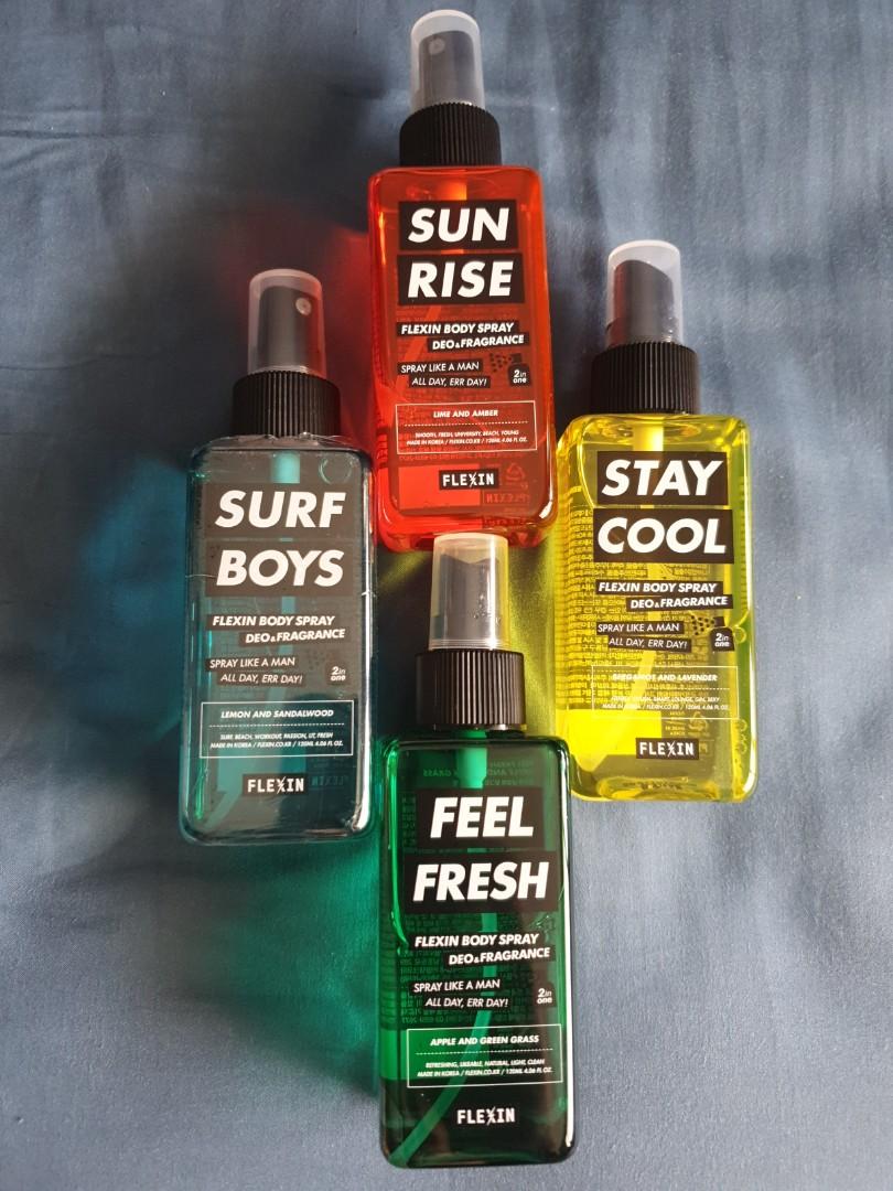 FLEXIN SG Body Spray/Deodorant FULL SET, Beauty & Personal Care, Bath