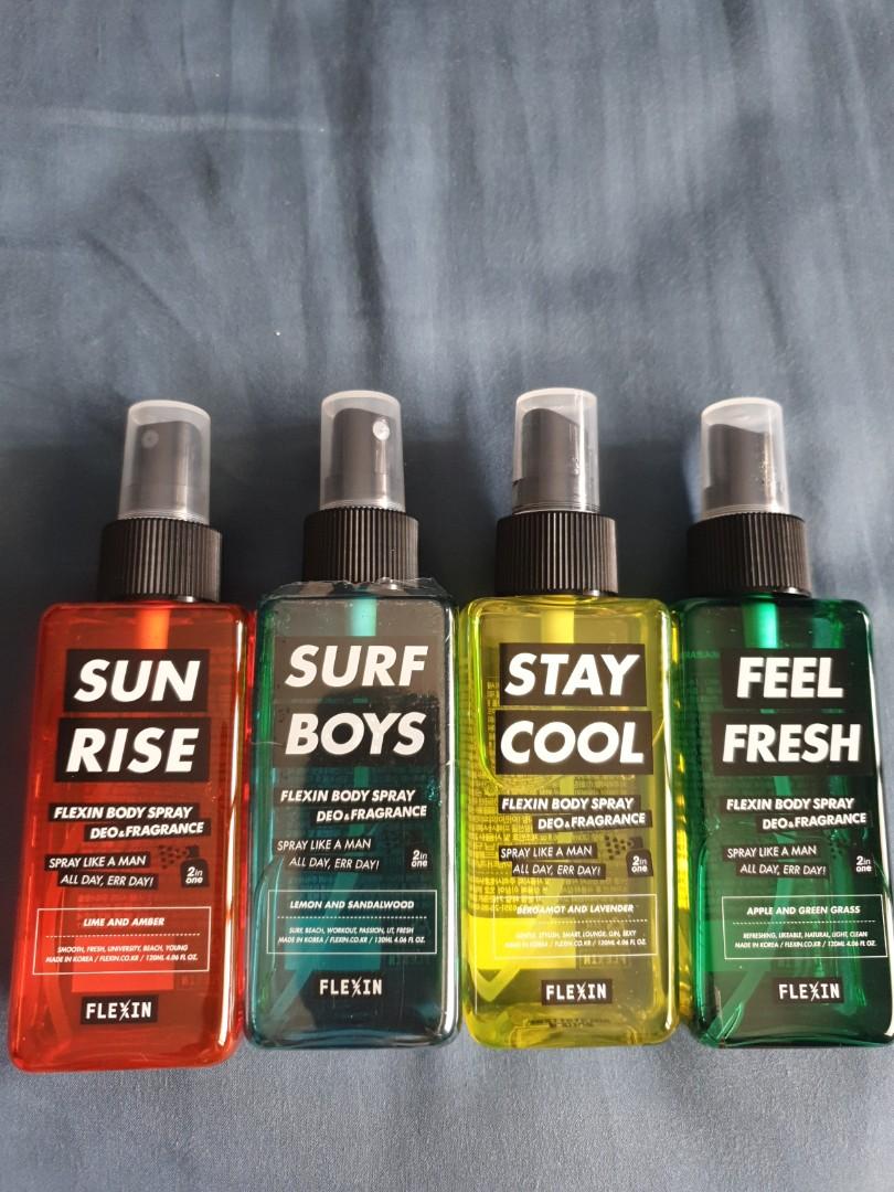 FLEXIN SG Body Spray/Deodorant FULL SET, Beauty & Personal Care, Bath