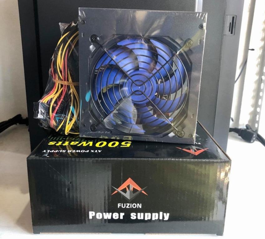 Fuzion 500w True Rated Power Supply (Category: Chargers) located in Las Pinas. Submitted by borjamonica644 (Listing ID 1015688820, Image 3). Description: Fuzion 500w True Rated Power Supply - Brand New - Price: 1,300 Location: Las Pinas - (COD) Cash on Delivery via Grab Pabili or Lalamove Purchase Service. - Also accept Online Bank Transfer Payment via BDO. Note: Delivery Charge at customer's expense. .
