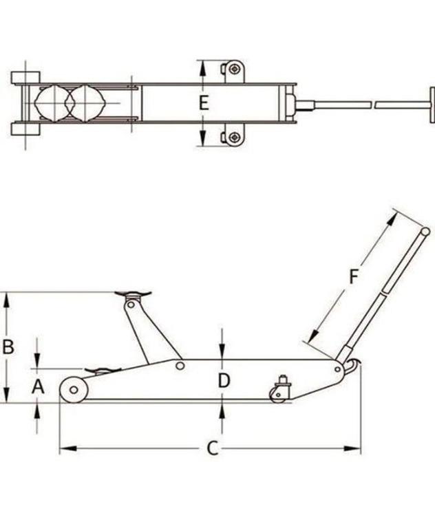 GARAGE JACK OR CROCODILE JACK (Category: Construction Tools & Equipment) located in Las Pinas. Submitted by vlmhardwarevennice (Listing ID 1015572985, Image 2). Description: 09664055257 / 09177110098 for inquiries or email me: vennicemanuel8@gmail.com viber: vennice manuel MODEL CAP. A B C D 2T-C 2ton 80mm 500mm 730mm 160mm 21,300.00 2T-2L 2ton 115mm 500mm 950mm 170mm 21,700.00 3T-C 3ton 115mm 500mm 1015mm 170mm 25,500.00 5T-C 5ton 145mm 560mm 12