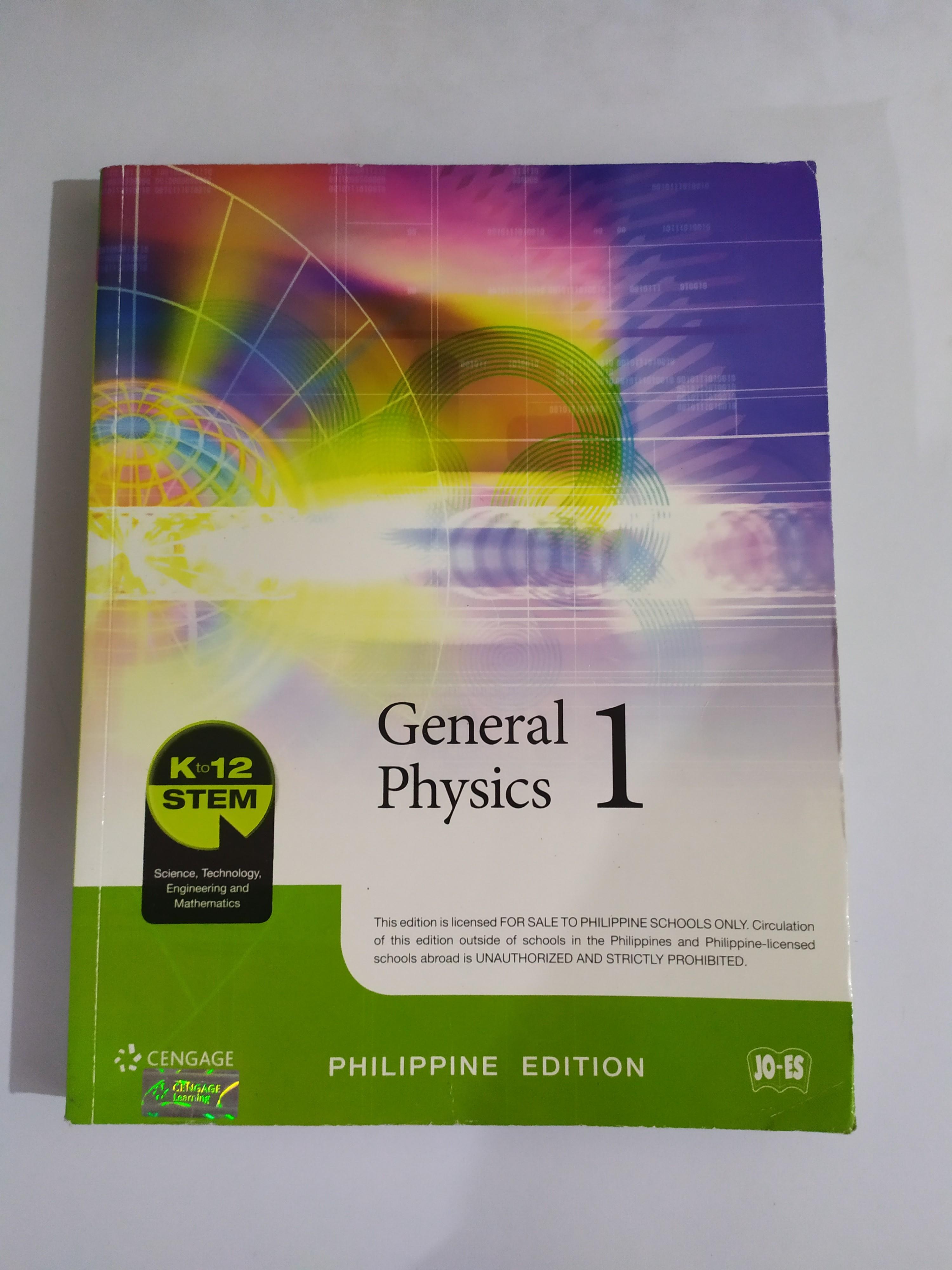 General Physics 1 (Category: Textbooks) located in Manila. Submitted by exotickicksandbags (Listing ID 1015608473, Image 1). Description: .