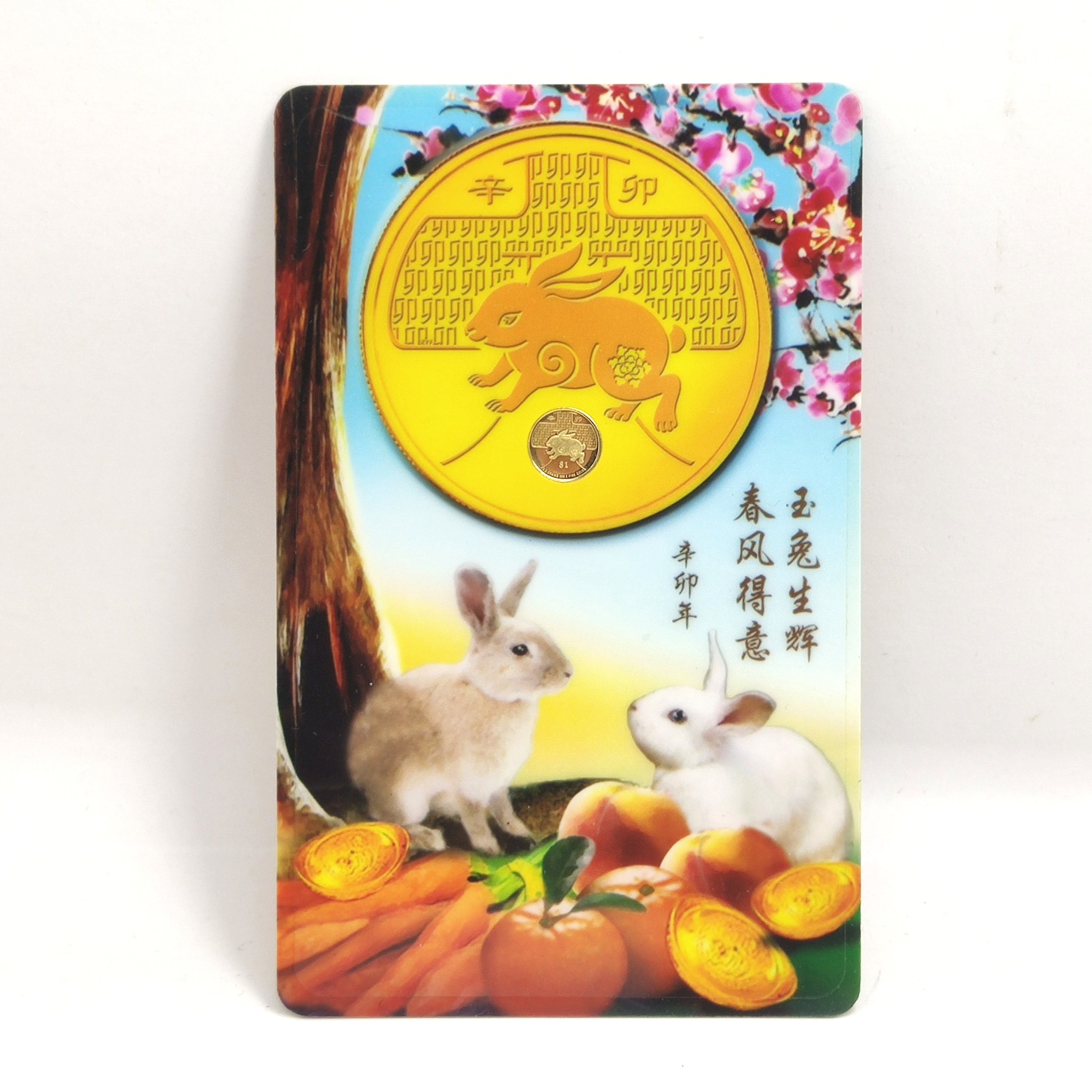 Gold Coin - 1 Dollar Year of the Rabbit, Vintage & Collectibles ...