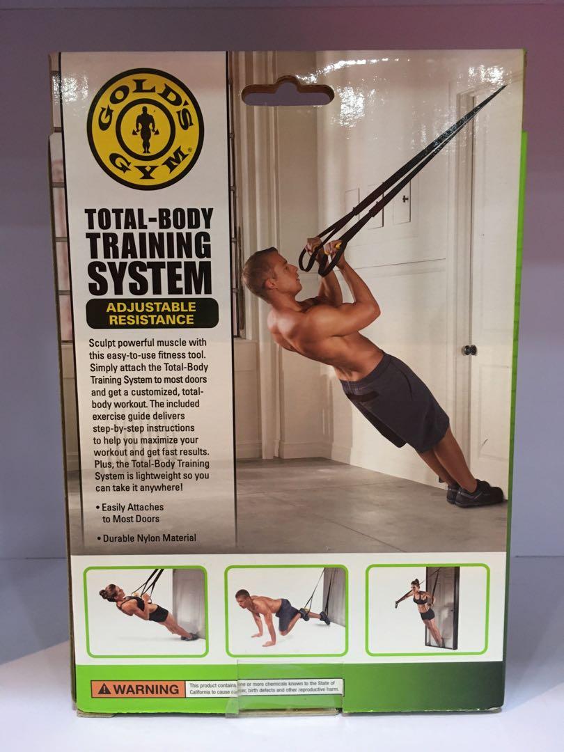 Gold's gym total body sales training system