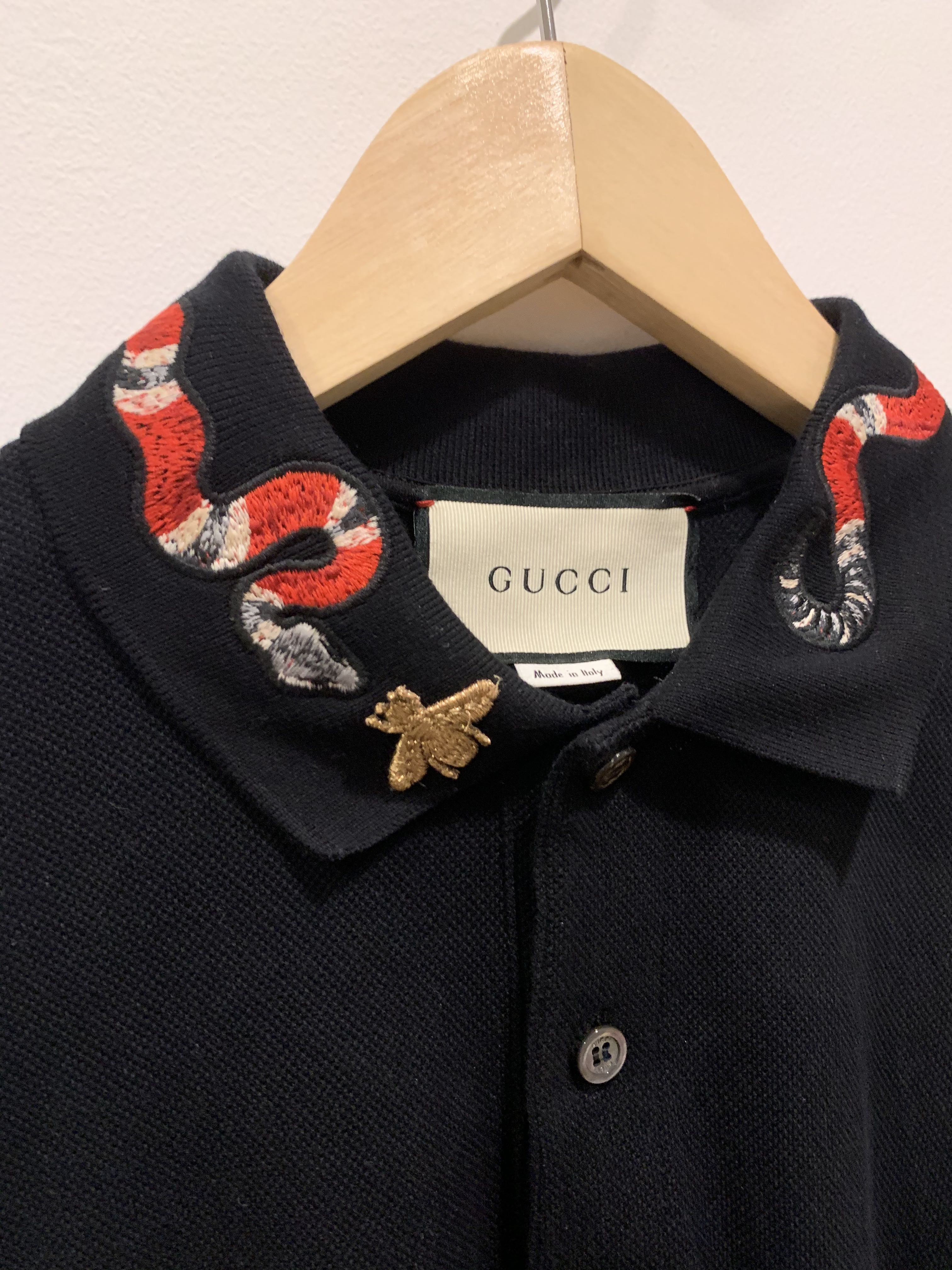 gucci kingsnake polo