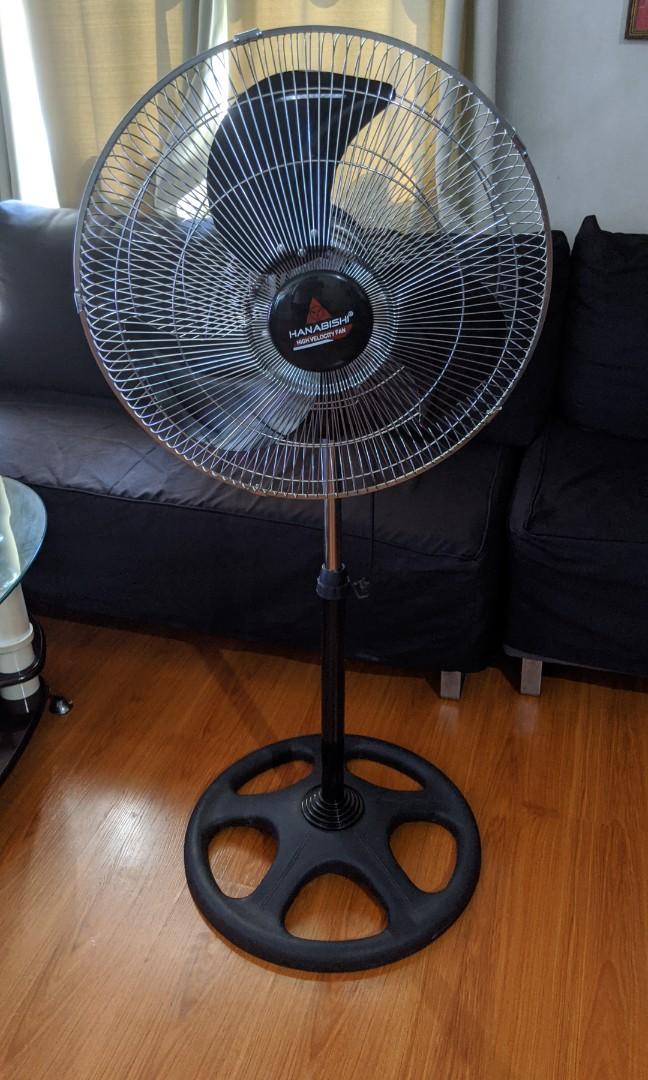 Hanabishi Industrial Stand Fan Furniture Home Living Lighting