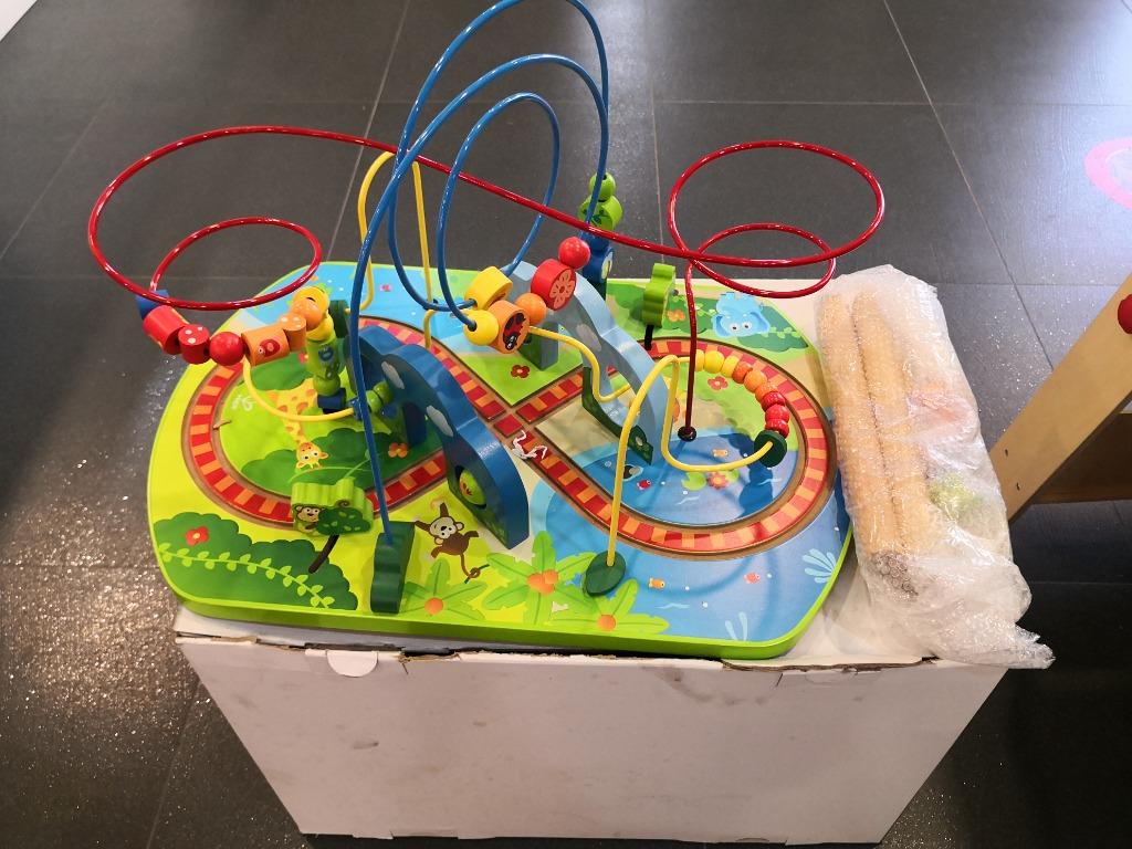 hape jungle adventure railway table