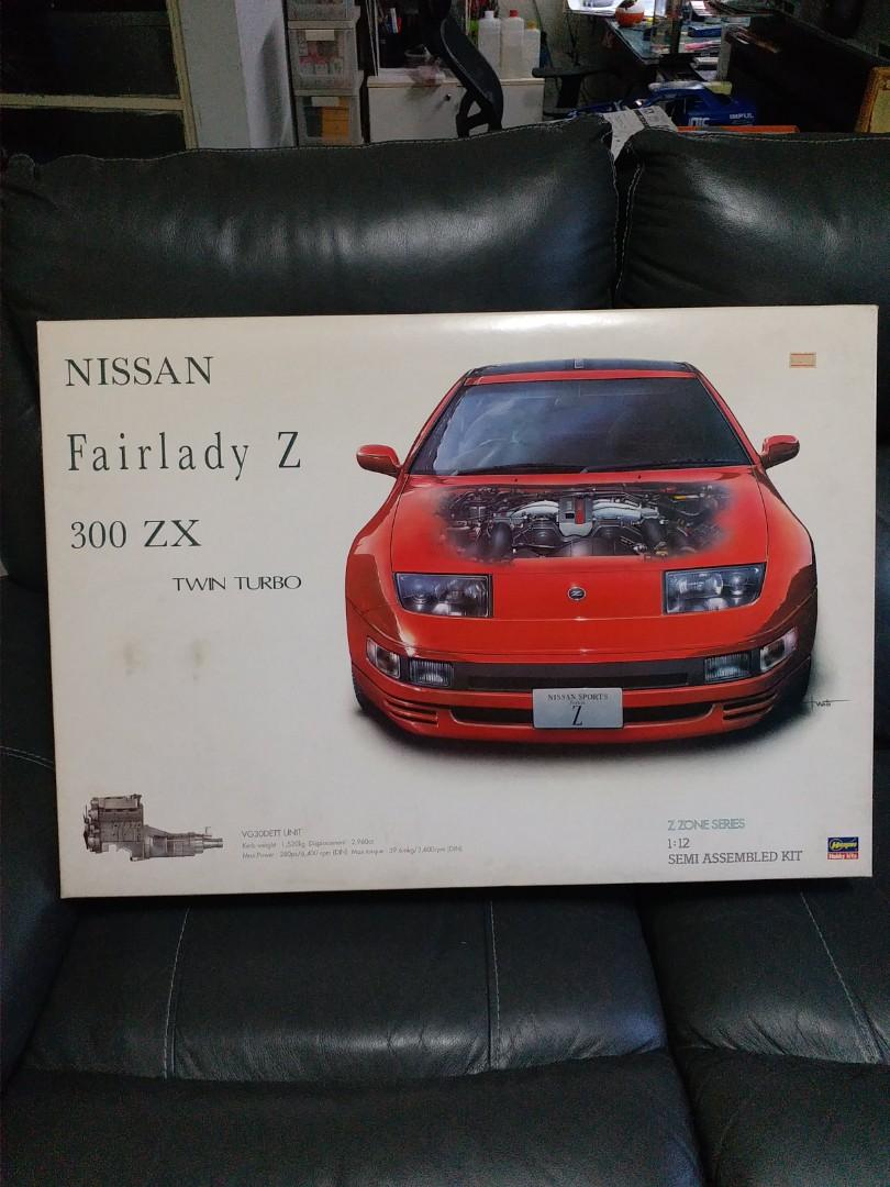 ハセガワ・１/12・Fairlady Z 300 ZX ・TWIN TURBO＊未組立・部品袋未開封 ハセガワ 1⁄12 フェアレディ Z 300 ZX Z32 未開封 1\u204412 ハセガワ