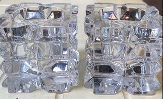 Heavy Crystal Candle Holders from Ireland; selling as a pair. Excellent condition