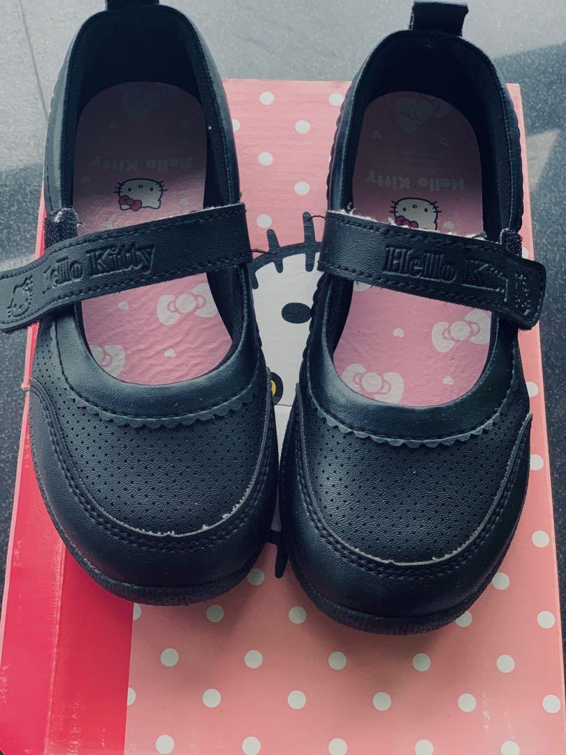 Hello Kitty School Shoes Black, Babies 