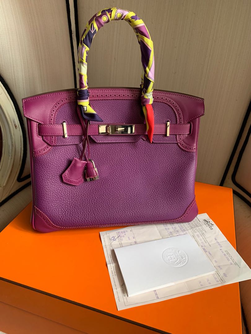 Limited Edition Ghillies Togo Birkin 30 – LuxUness